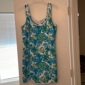 Lilly Pulitzer//Lola Shift Dress in Sweet & Sour Lemon Lime//Size L